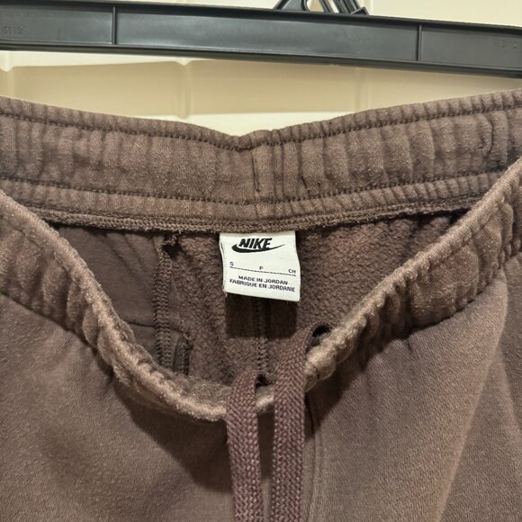 Nike Full Length Joggers Sweatpants Size Men's Small Brown - Picture 3 of 5